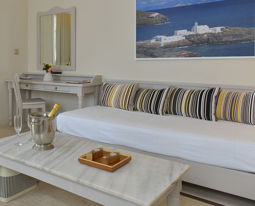 Junior και classic σουίτες του Sifnos Hotel Petali